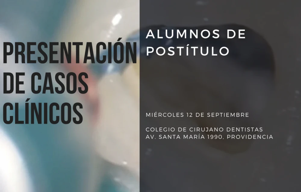 Presentación de casos clínicos alumnos de postítulo