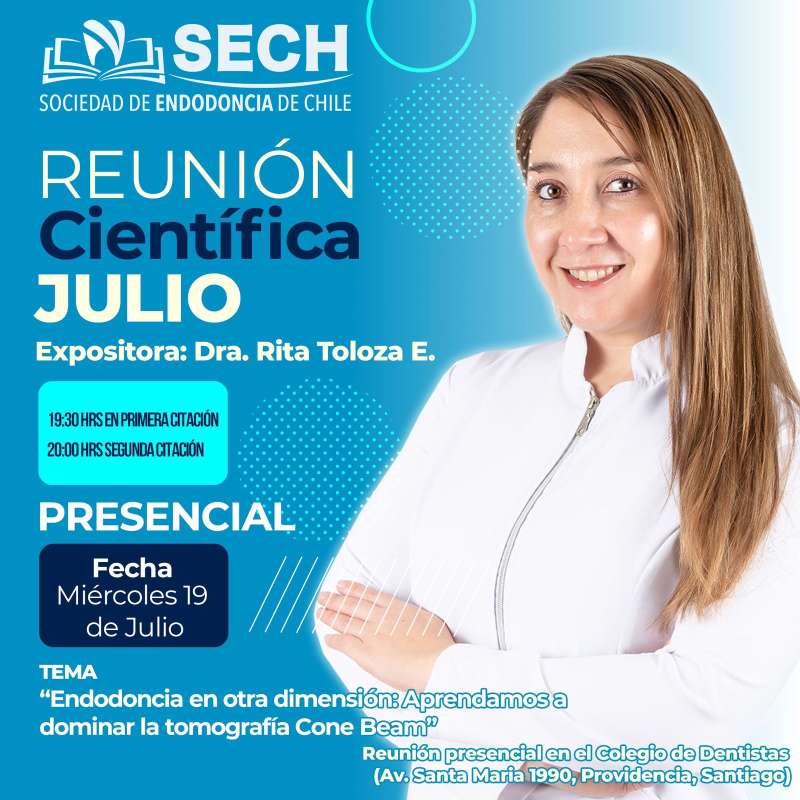 “Endodoncia en otra dimensión: Aprendamos a dominar la tomografía Cone Beam"