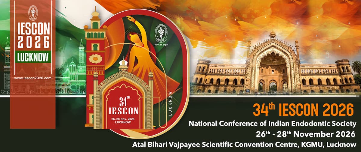 IESCON 2026 – Indian Endodontic Society — India — 26–28 nov 2026.